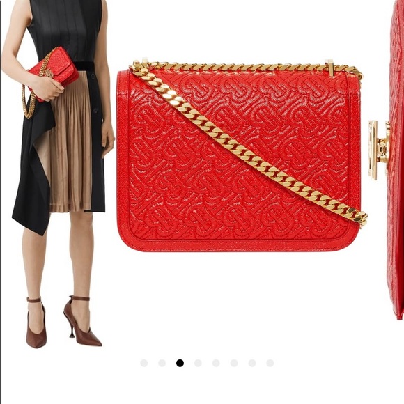 *AUTHENTIC* BURBERRY TB SMALL MONOGRAM QUILTED Bag - Picture 6 of 7